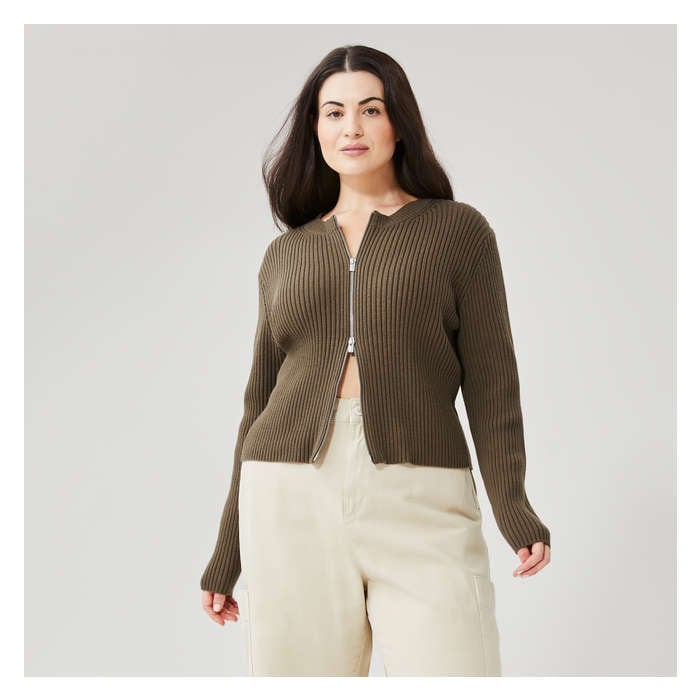 Women+ Zip-Up Sweater